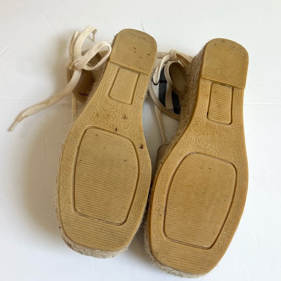 Burberry check canvas nova espadrilles size 36 - Picture 6 of 6